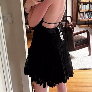 Backless Halter Miou Muse Mini Dress | The Latest Scoop | Size S Worn Once